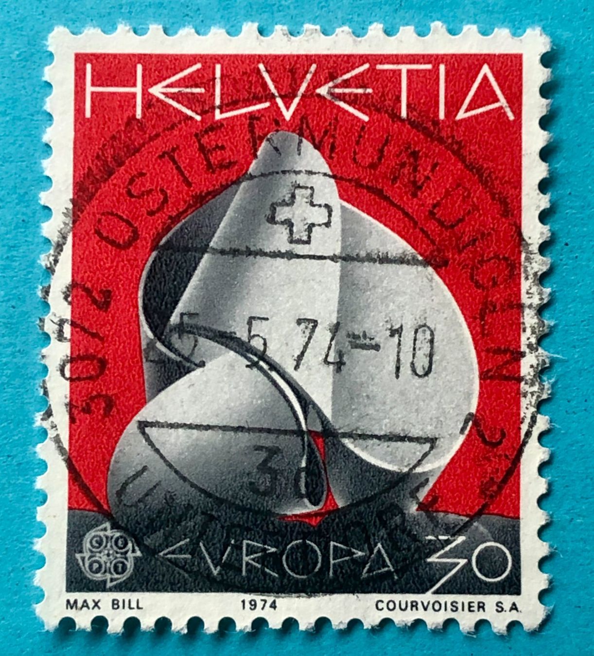 Tutti i francobolli:  Nr.556 Stempelt Ostermundigen    – Usato da Aarau venduto da Billa007