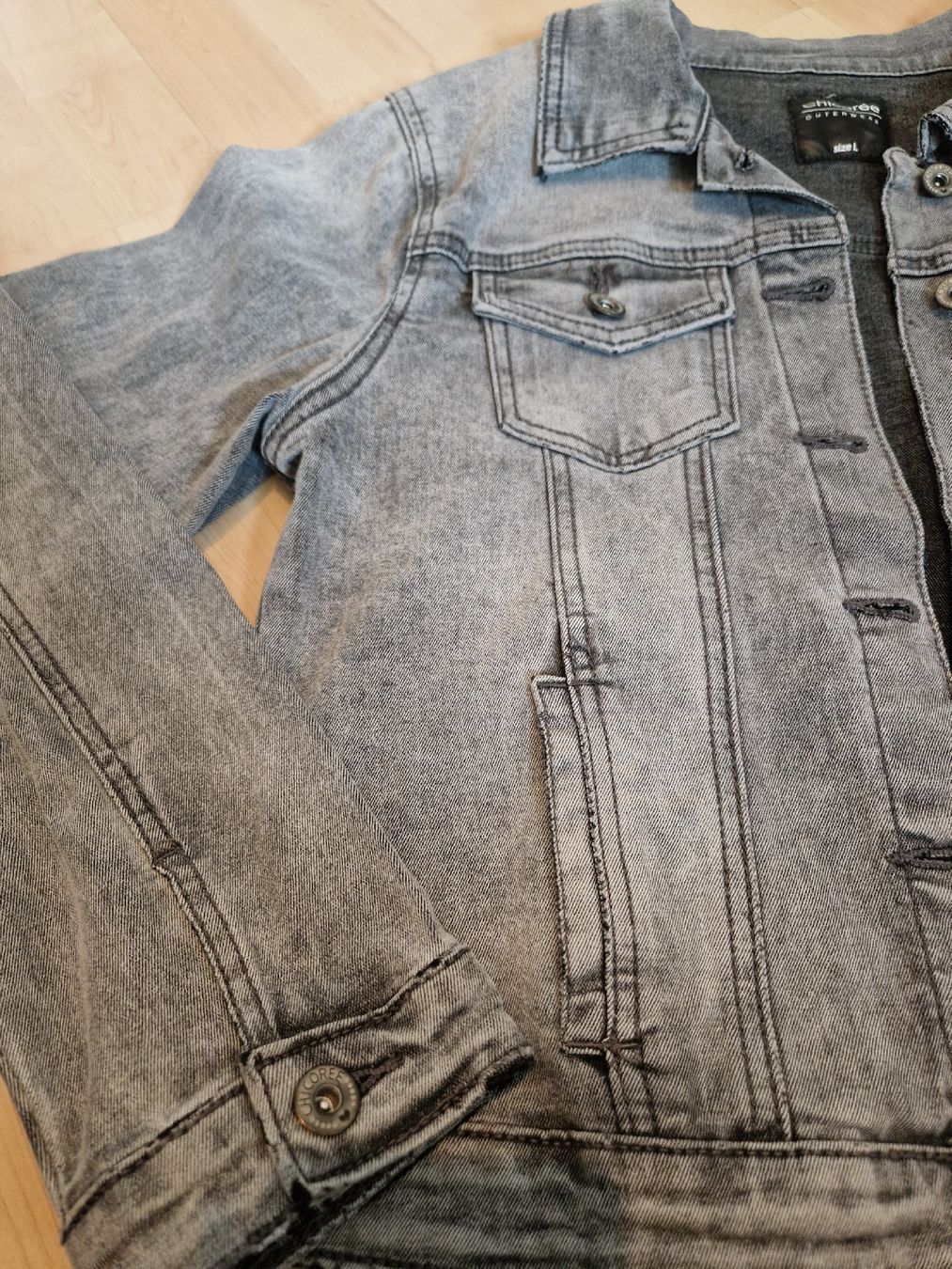 Jacken: Jeansjacke Chicoree Gr. L Grau – Neu (gemäss Beschreibung) aus Ebikon von kov_9vqb 1