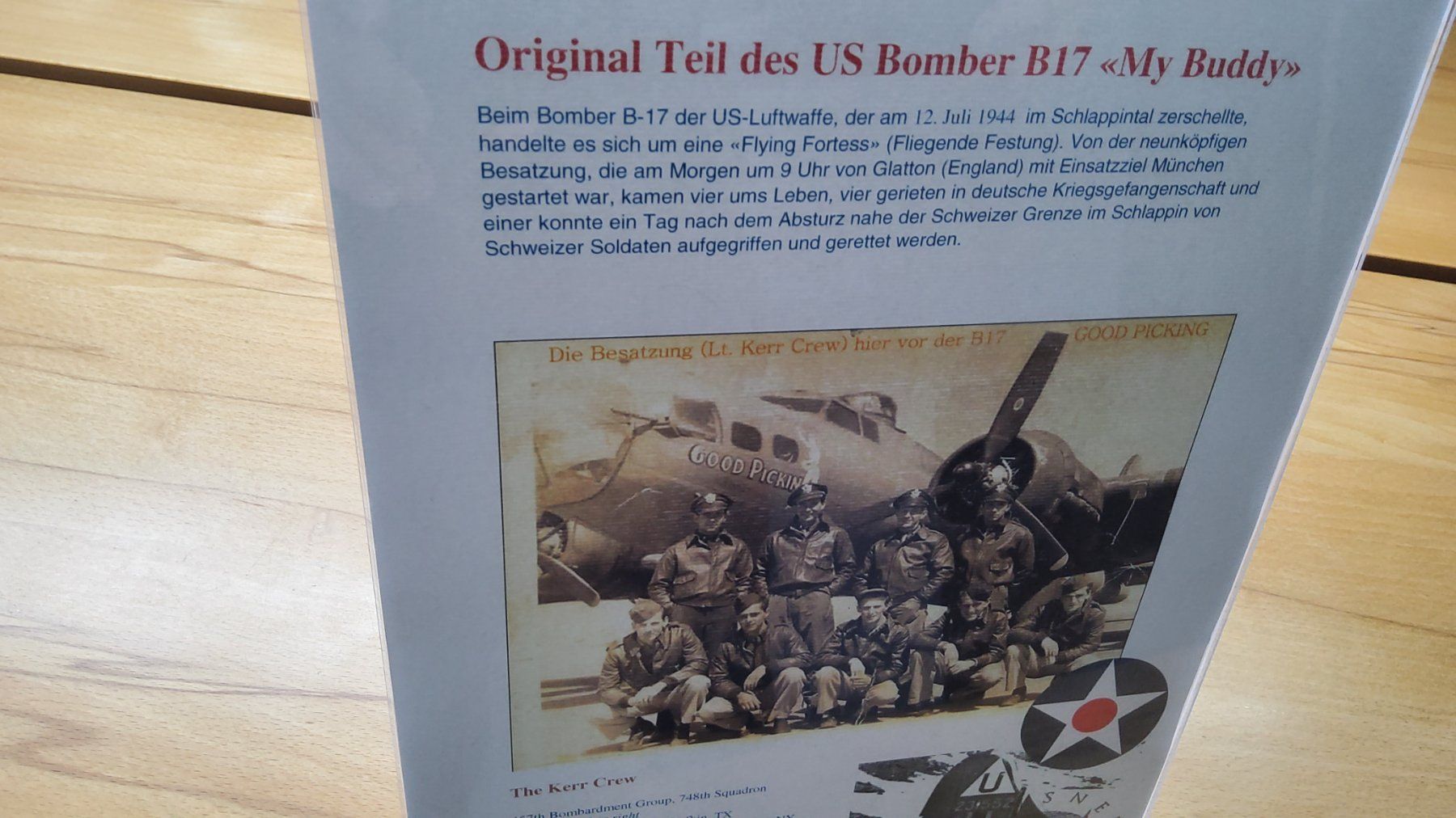 Contenitori & Simili: Original Teil US Bomber B 17 My Buddy – Usato da Schöftland venduto da bike.1953 3
