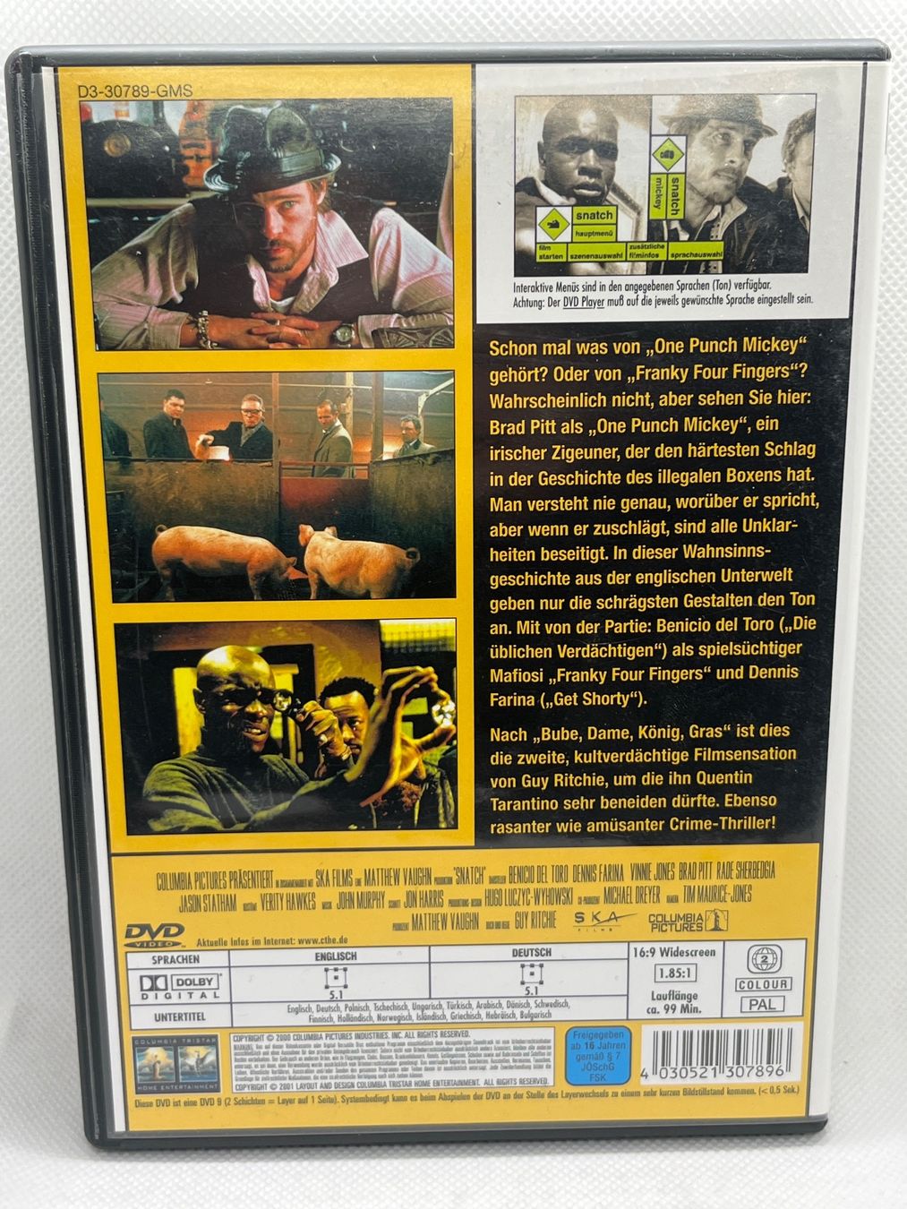 Tutti i DVDs: Snatch - Schweine und Diamanten DVD – Usato da Hinterkappelen venduto da Kim1992 1