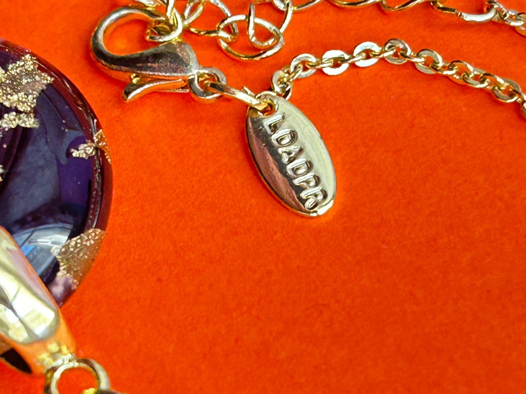 Ketten: Kette mit Anhänger violet Unikat Geschenkidee – Gebraucht aus Dittingen von Bijoubelle 6