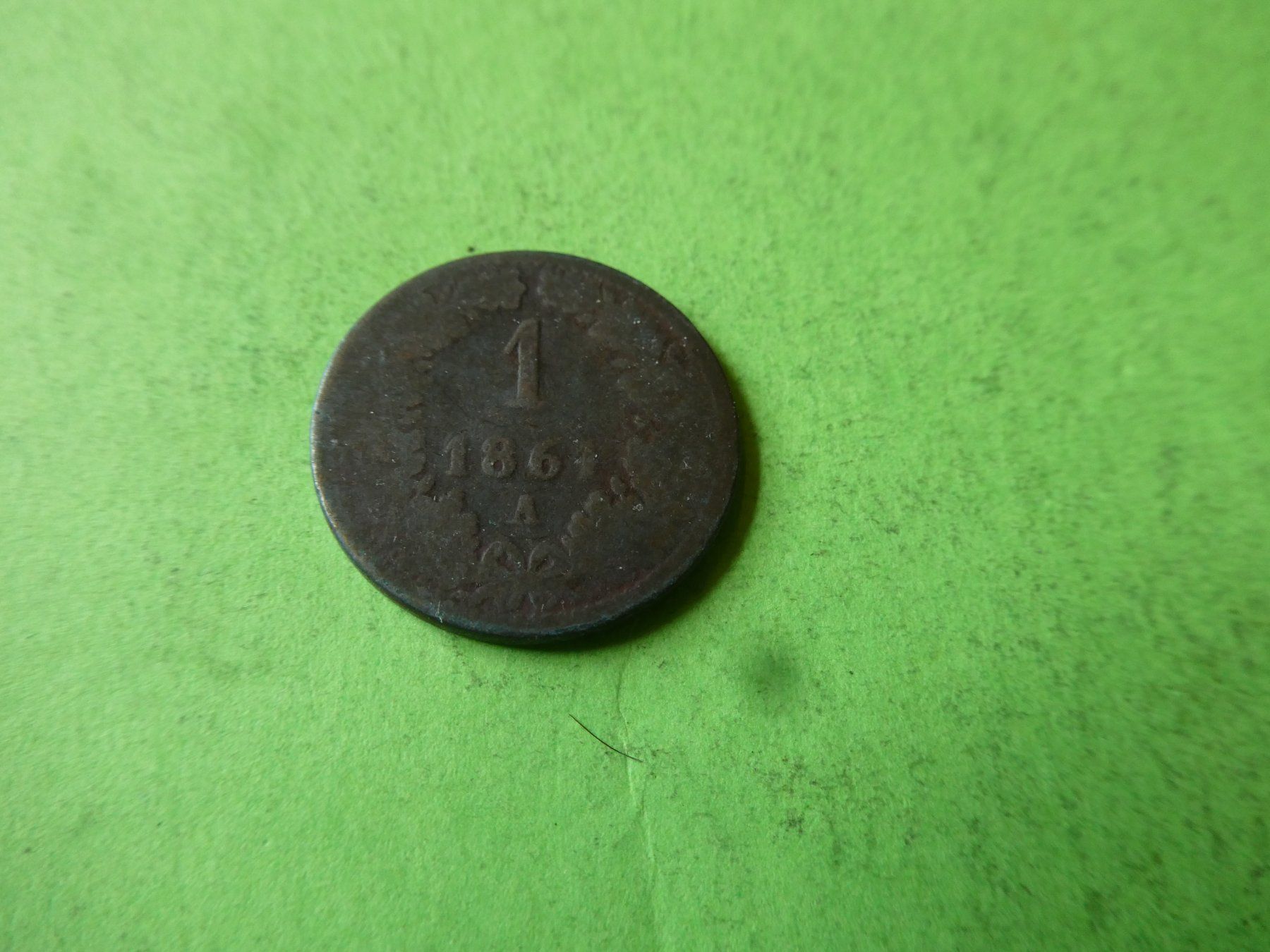Tutti le monete: Oesterreich 1861 A, 1 Kreuzer – Usato da Hinterforst venduto da Rohusri