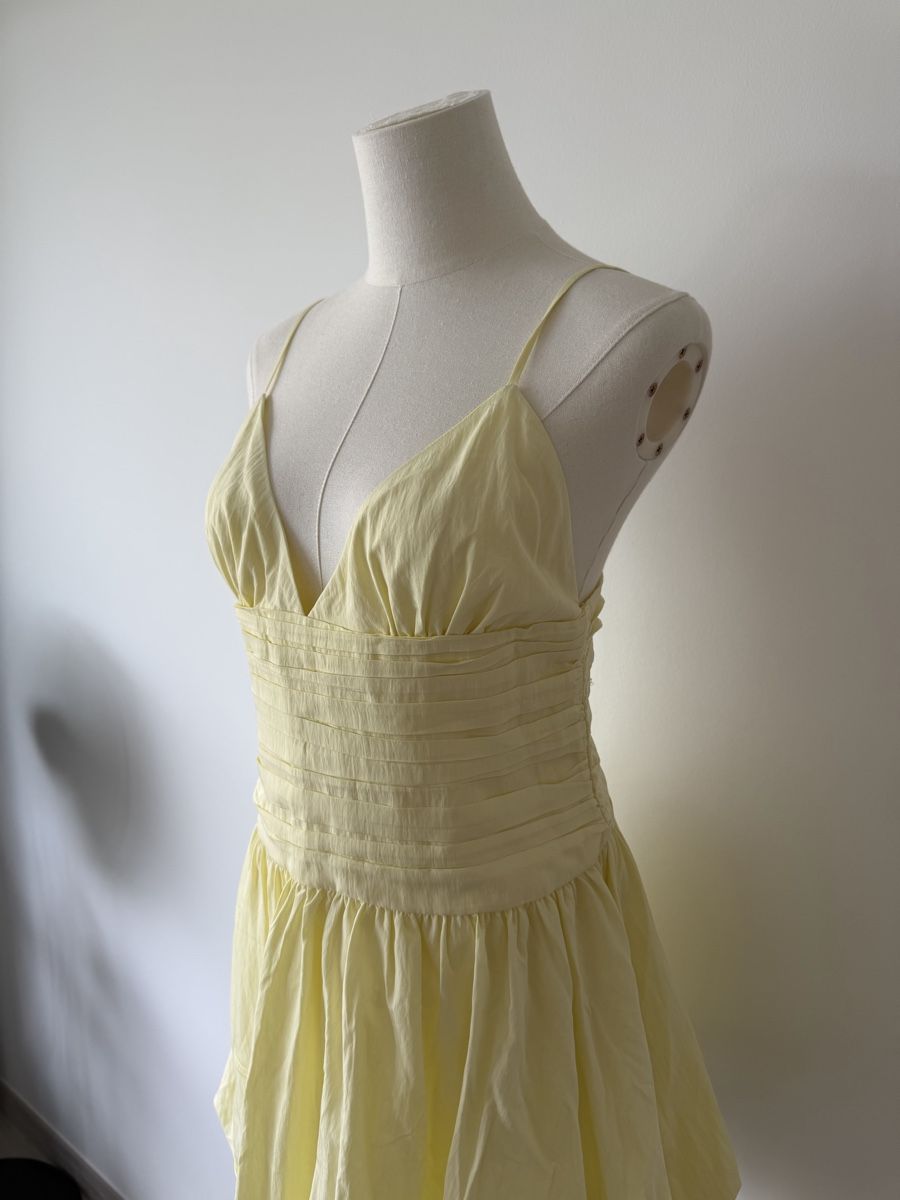 Mango Robes: Mango yellow mini dress size M new with tags – Neuf (Voir description) à Genève par nba_l98n 1
