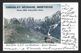 CP Séchaud : Gauli Hutte & Ritzhörner, Berner Oberland 1905