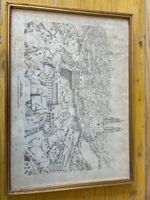 Gravure Zurich Panorama von Zürich 1962 Leiser Daguerréotypi