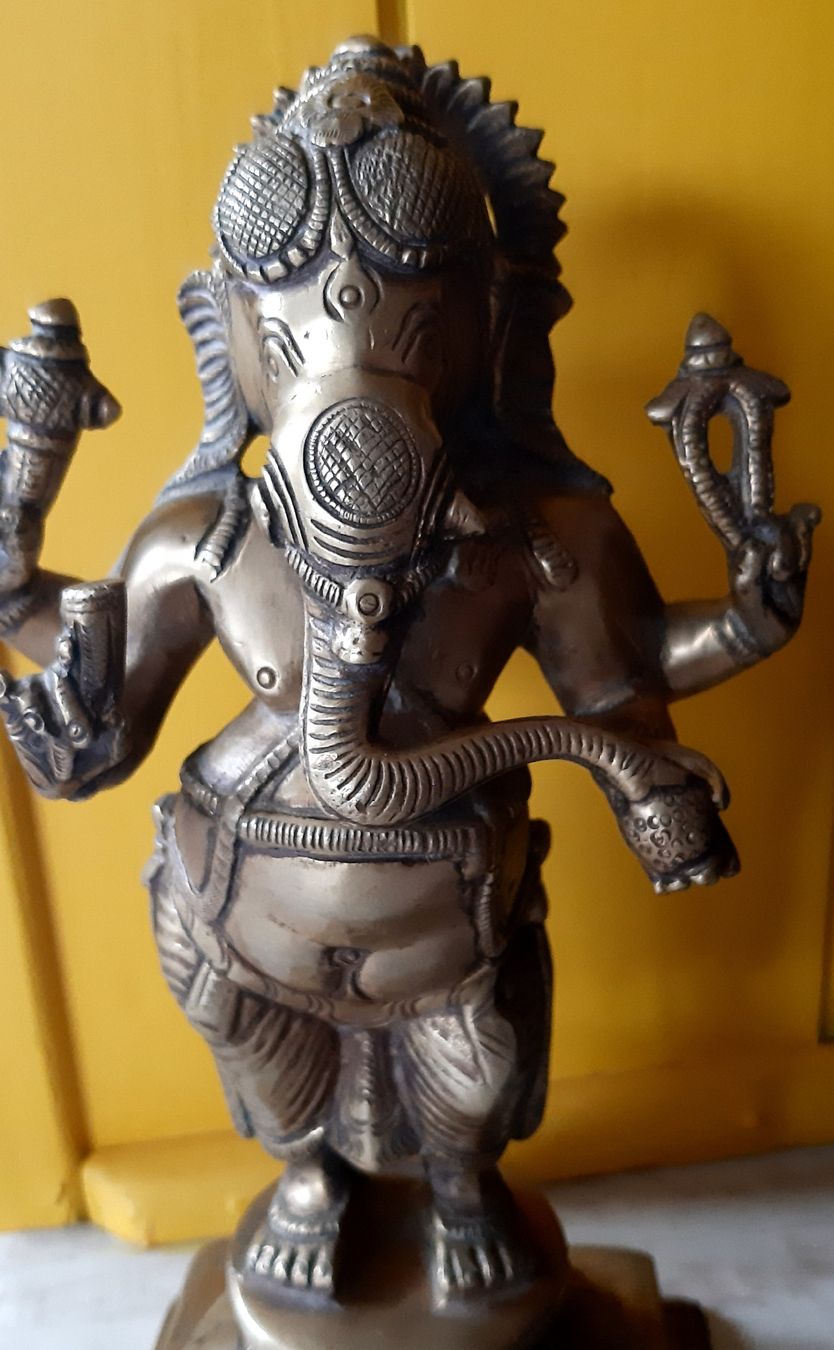 Figuren: Ganesha  -  Messing – Gebraucht aus Tagelswangen von BrigittaC01 4
