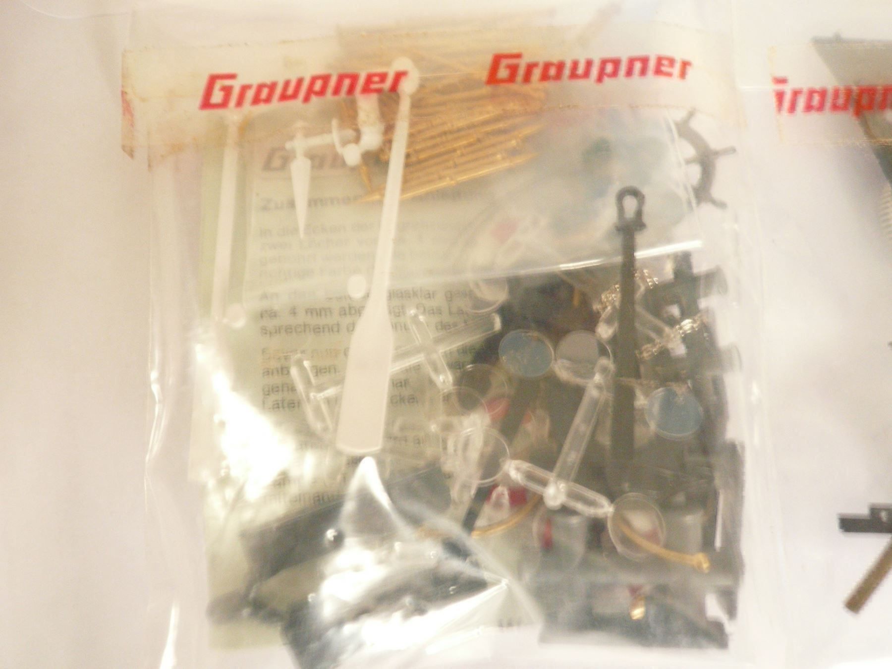 Graupner RC Modellbau: GLASGOW GRAUPNER " TEIL BESCHLAGSATZ "NEU+OVP – Neu und originalverpackt aus Pfaffnau von nolff 1