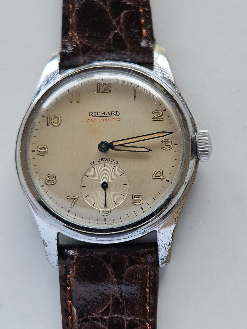 Orologi: 414 Richard Automatic Dezentral Hammerautomat – Usato da Berikon venduto da mmm21