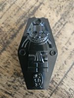 lego Black Container, Coffin with Mummy Relief Plain Lid