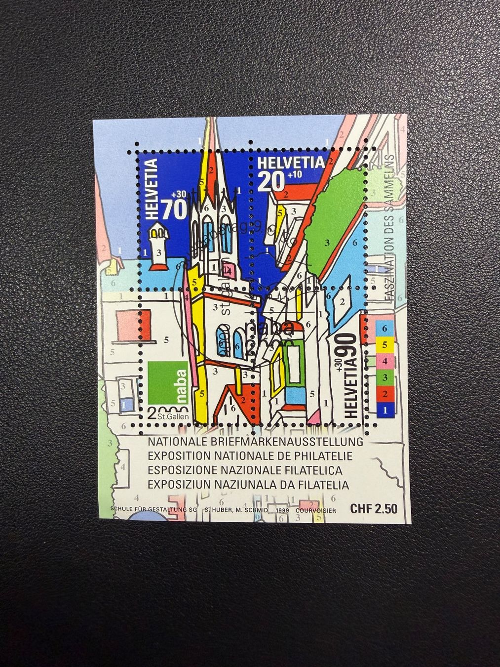 Alle Briefmarken: CH Sonderblock 1999 ET gestempelt – Gebraucht aus oberrüti von jeanmei