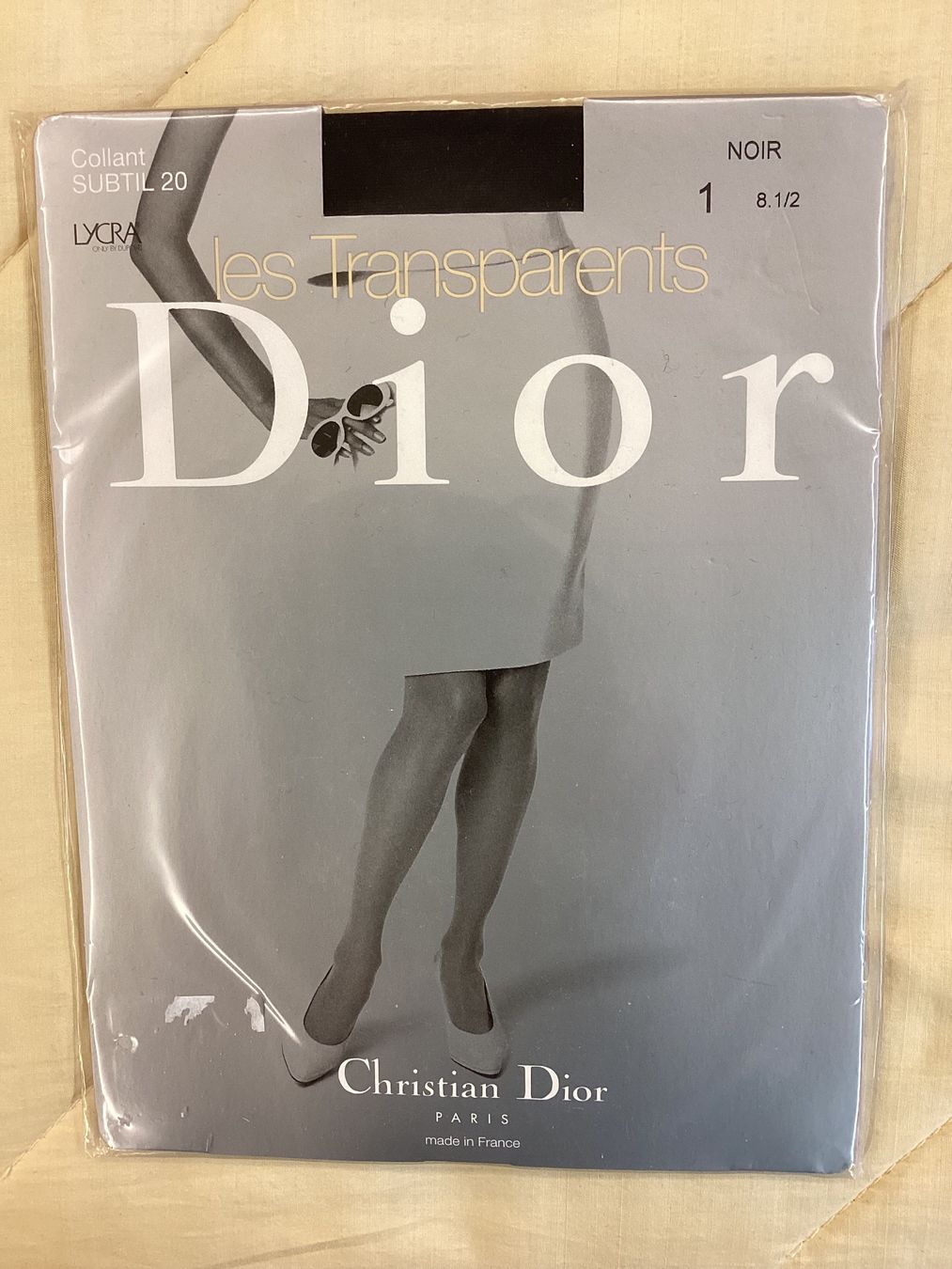 Dior Calze & Collant: Christian Dior Strumpfhosen noir – Nuovo e nell'imballaggio originale da Magadino venduto da sylvierosa