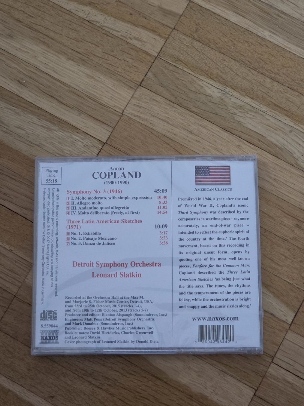 CD: Neue CD: Aaron Copland: Symphony No. 3 – Nuovo e nell'imballaggio originale da Aesch BL venduto da immon 1