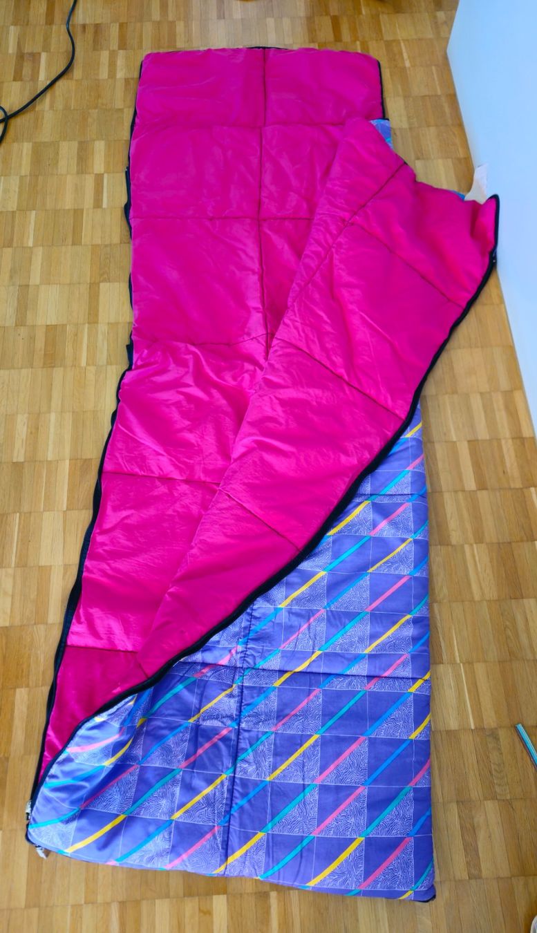 Sacchi a pelo: Schlafsack violett/pink – Usato da Root venduto da Trinali 1