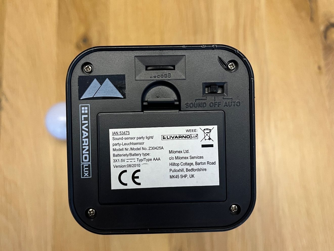 Lampade: Sound-Sensor Party Light – Usato da Häggenschwil venduto da Svge 4