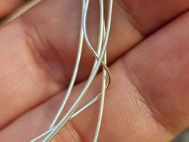 1 Meter 925 Silber Draht 0,6 mm Silberdraht basteln Ösen