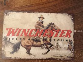 Blechschild Winchester 2