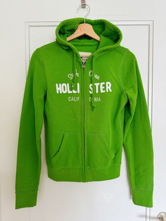 Hollister Kapuzenjacke | Grösse M, grün, neuwertiger Zustand