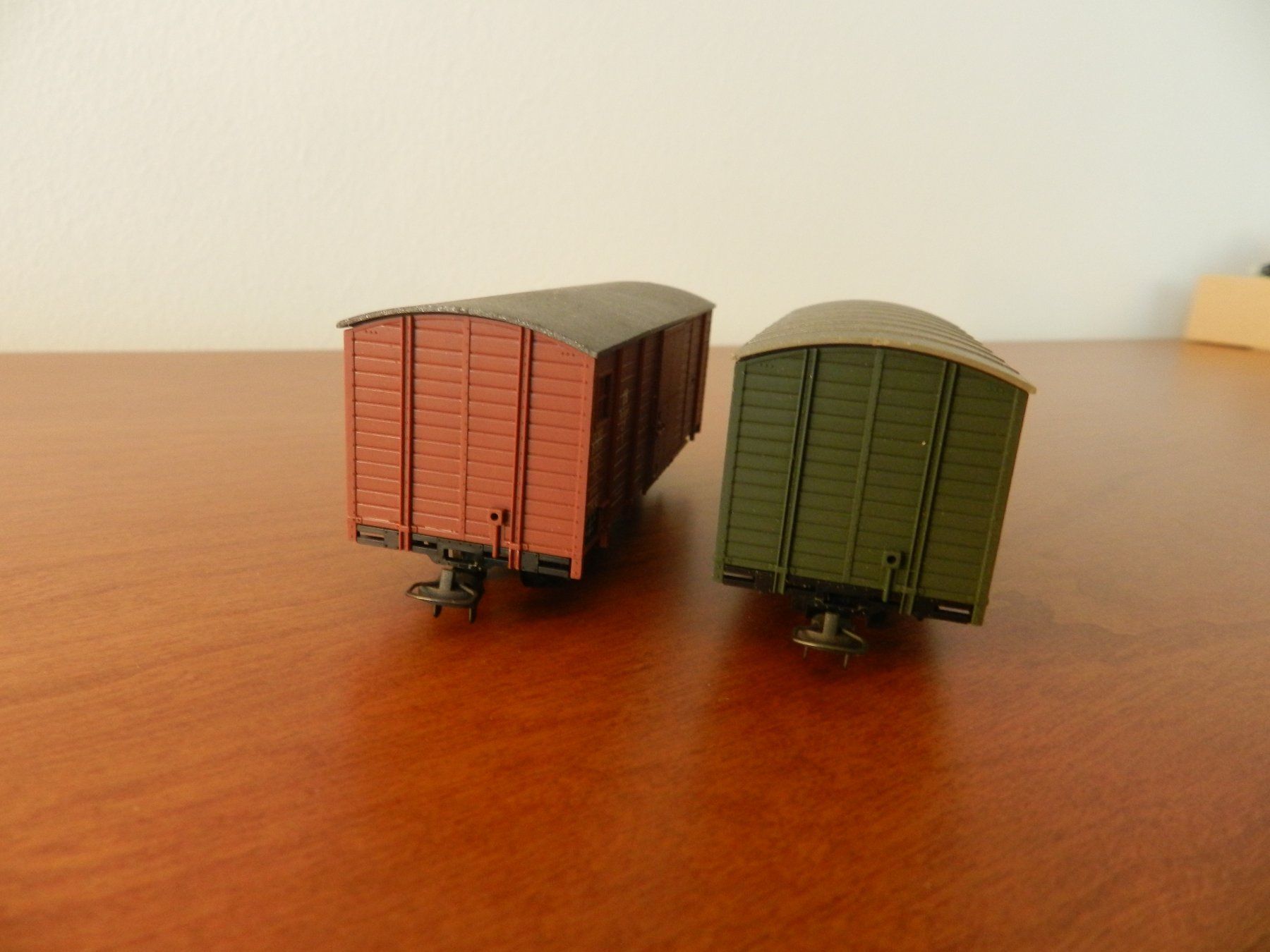 Bemo Modelleisenbahnen: H0m BEMO Gepäck- & Güterwagen DB 2 St – Gebraucht aus Arzier-Le Muids von elocin83 1