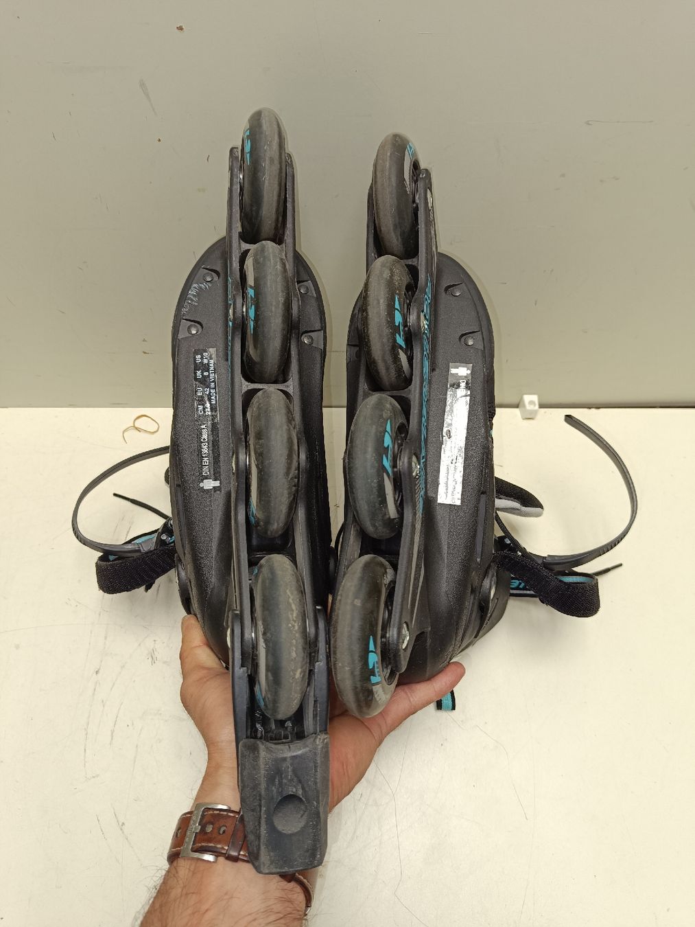 Pattini in linea & Pattini a rotelle: Rollerblade Zetra Blade 2W Inline Skates, Grösse 42(em63) – Usato da Künten venduto da Schnaepplihuus 8