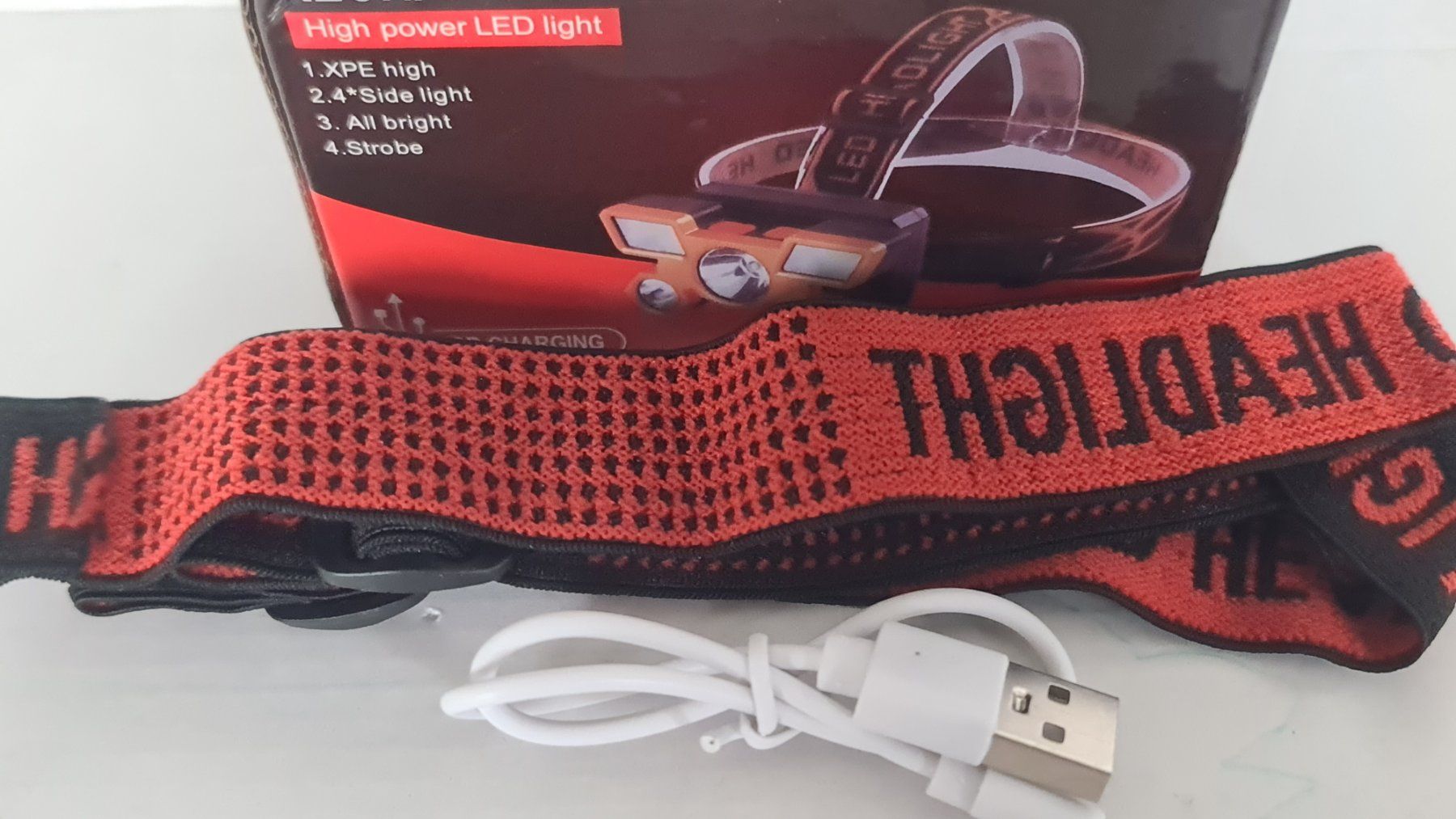 Lampen: Wiederaufladbare Stirnlampe mit 5 Led – Neu und originalverpackt aus Uerkheim von Kaufoption 4
