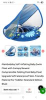 Inflatable Baby Float - NEW - dark blue