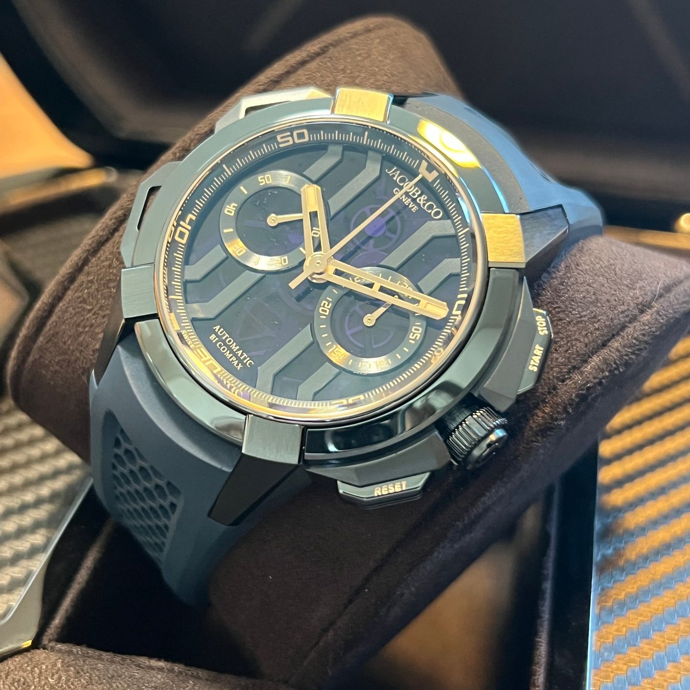 Orologi: FLASH SALE Jacob & Co Epic X Chrono 43mm Full Set – Usato da Carouge GE venduto da Watchaser 8
