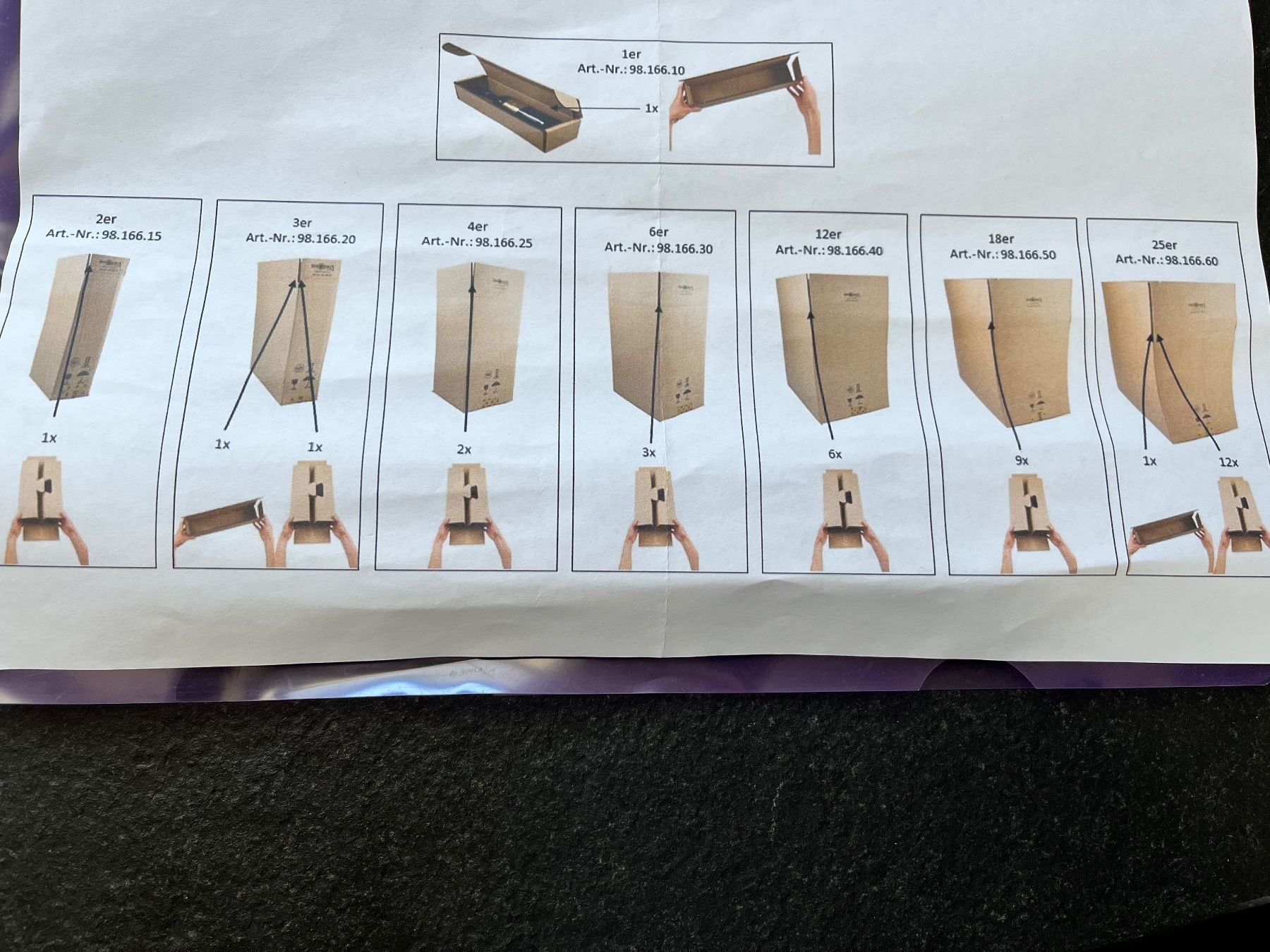 Cartons: Flaschenversandkartons diverse – Neuf (Voir description) à Volketswil par murmeltierli