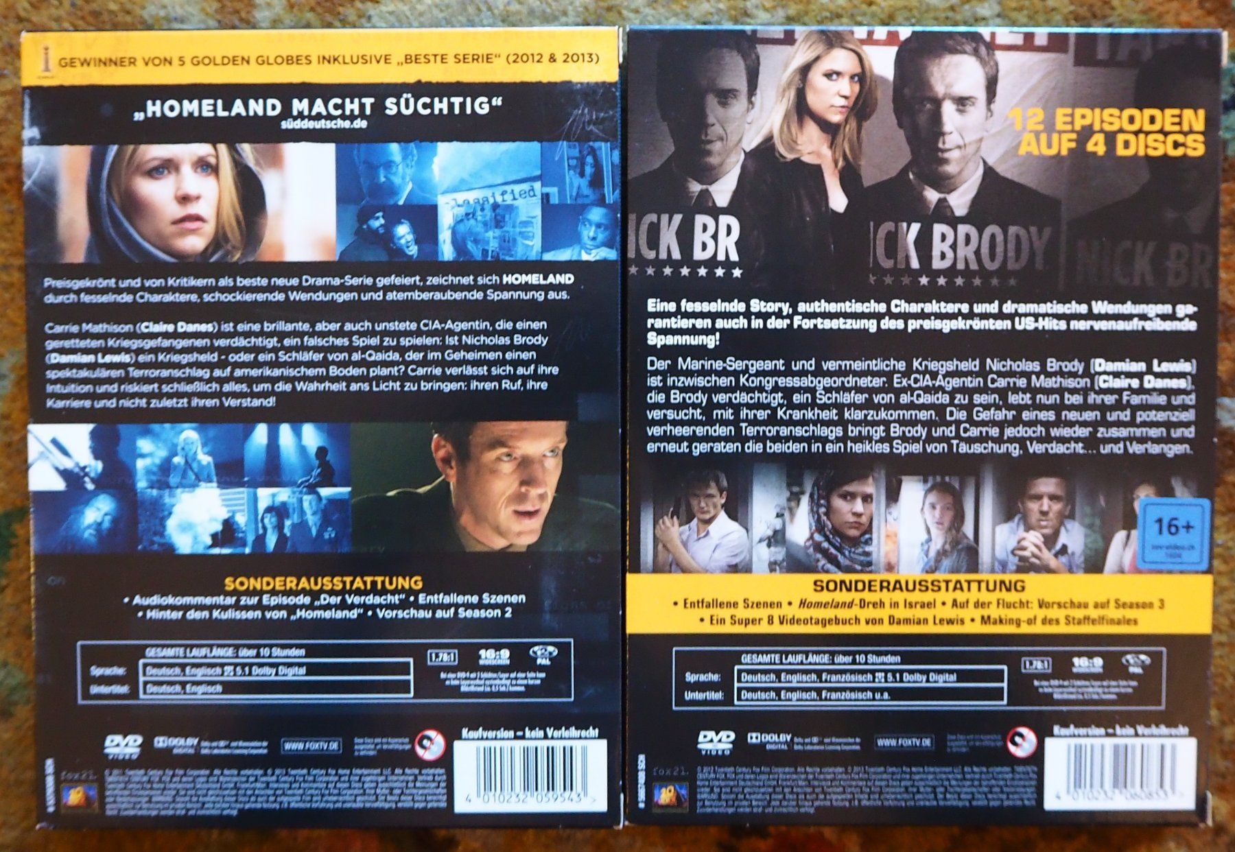 Tutti i DVDs: Homeland Staffel 1 und 2 – Usato da Chur venduto da dluli 1