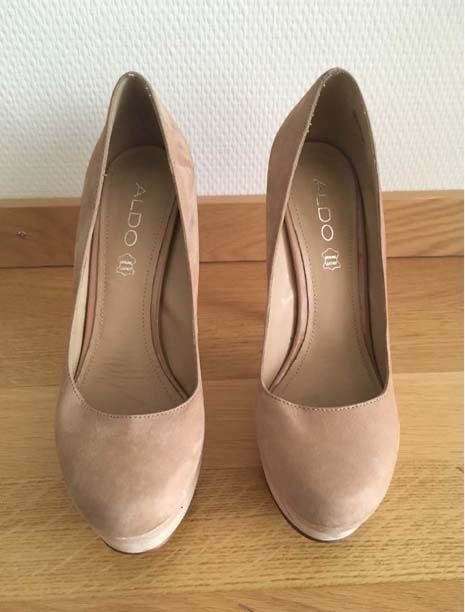 Aldo Damenschuhe: Beige Pumps, Wildlederlook, Grösse 38 – Gebraucht aus Winterthur von butterfly210 3