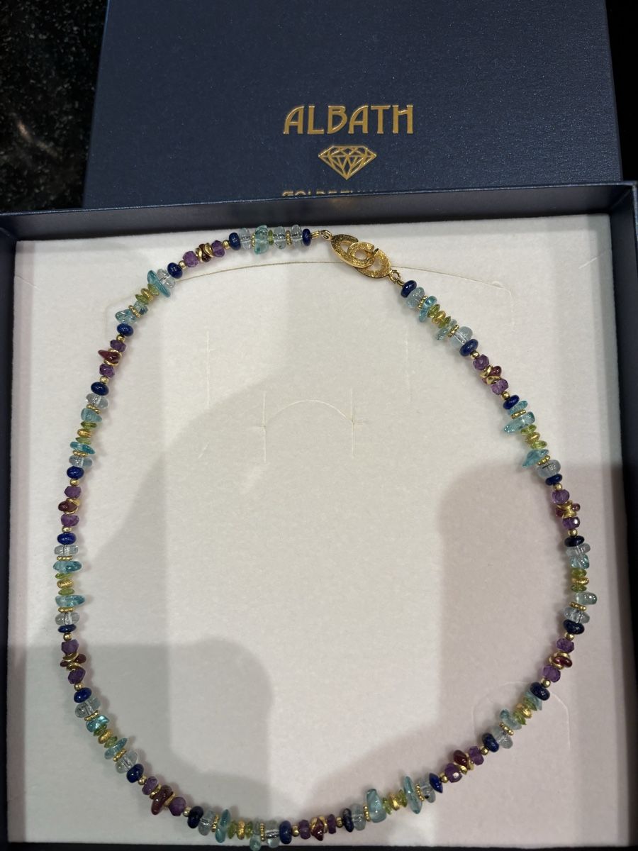 Catenine: Edelstein Kette – Nuovo e nell'imballaggio originale da Auenstein venduto da sonnenschein1256