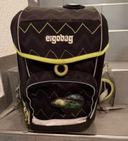 Ergobag Schulranzen dunkel mit Autoapplikation gut erhalten