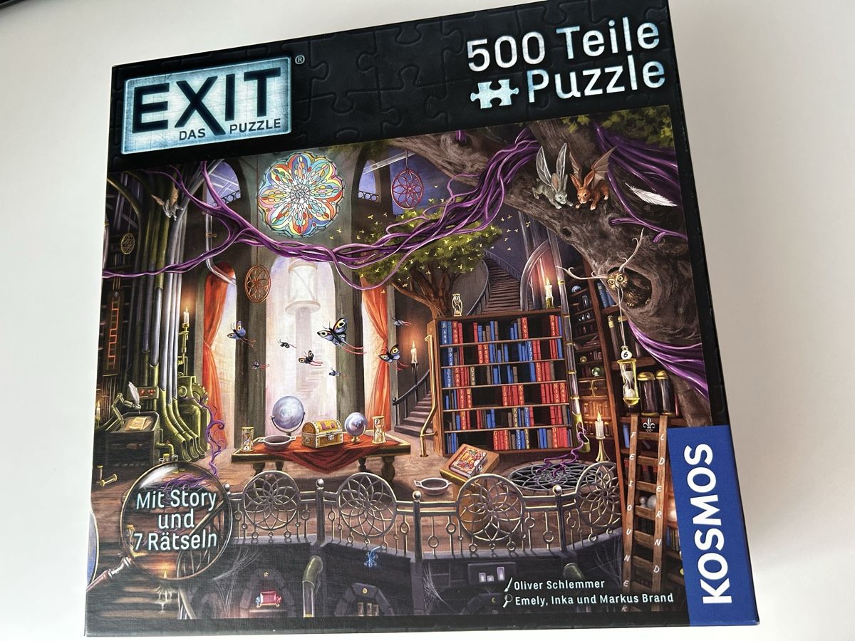 Kosmos Puzzle: EXIT Puzzle: Die Bibliothek der Träume, 500 Teile – Nuovo e nell'imballaggio originale da Uster venduto da mrssunshine24 2