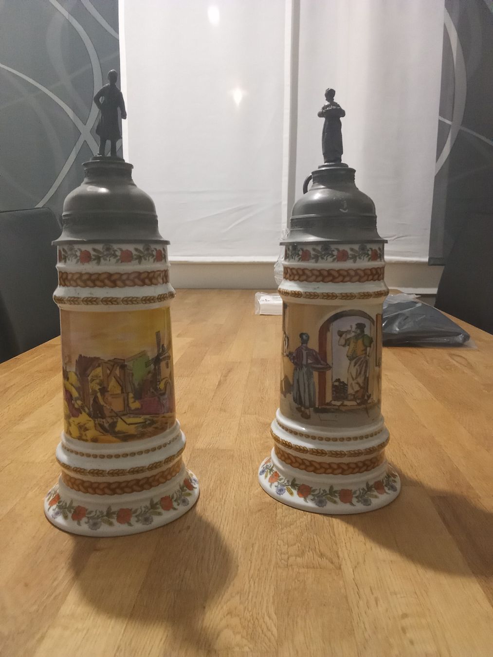 Bicchieri: Bierhumpen Bierkrug 2stk mit Bild – Usato da Hasle LU venduto da Auctions_Hunters
