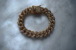 ***TOP*** Armband Kette -Gold mit Zirkonien***TOP***