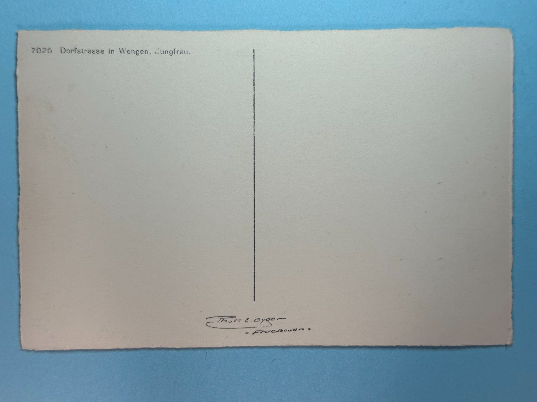 Cartoline postali: Dorfstrasse in Wengen – Usato da Steg VS venduto da danwer74 1