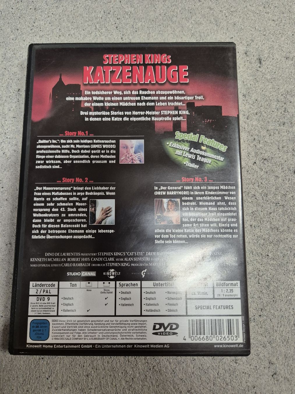 Tutti i DVDs: 7 DVDs: Thriller / Grusel – Usato da Känerkinden venduto da melbaumg 4