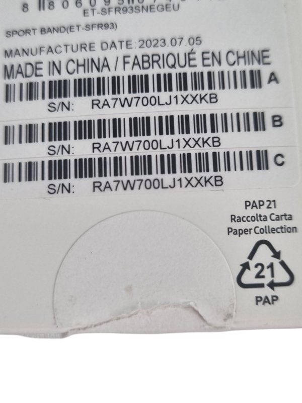 Bracciali & Braccialetti: SAMSUNG Sport Band – Nuovo (secondo la descrizione) da Wangen b. Olten venduto da Restwert_Wangen 2