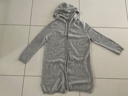 FTC Cashmere Strickjacke L Grau