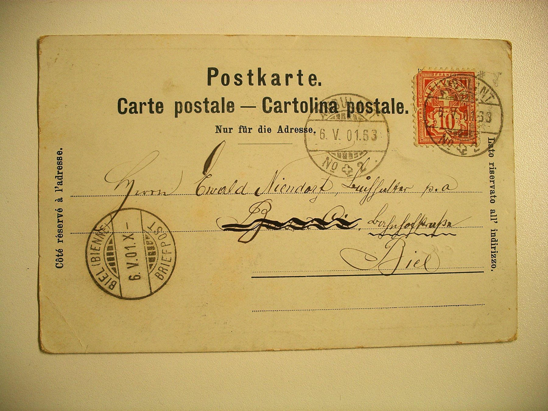 Cartoline postali: s/wAK LIGERZ – Usato da Oberhofen am Thunersee venduto da luuping99 1