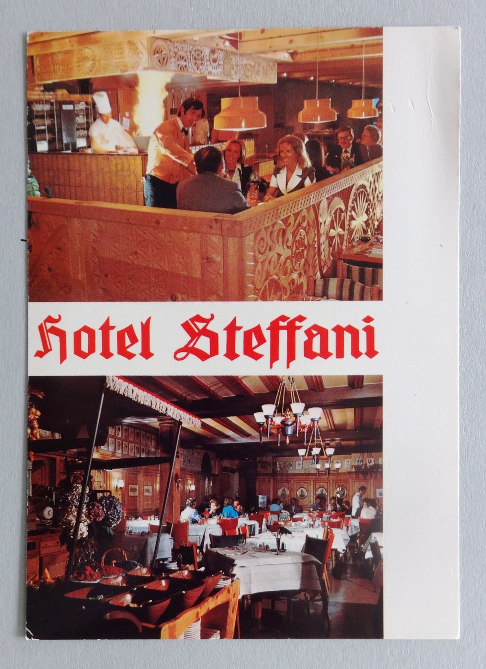 Cartoline postali: Hotel Steffani, St. Moritz – Usato da Fétigny venduto da Billy2miny