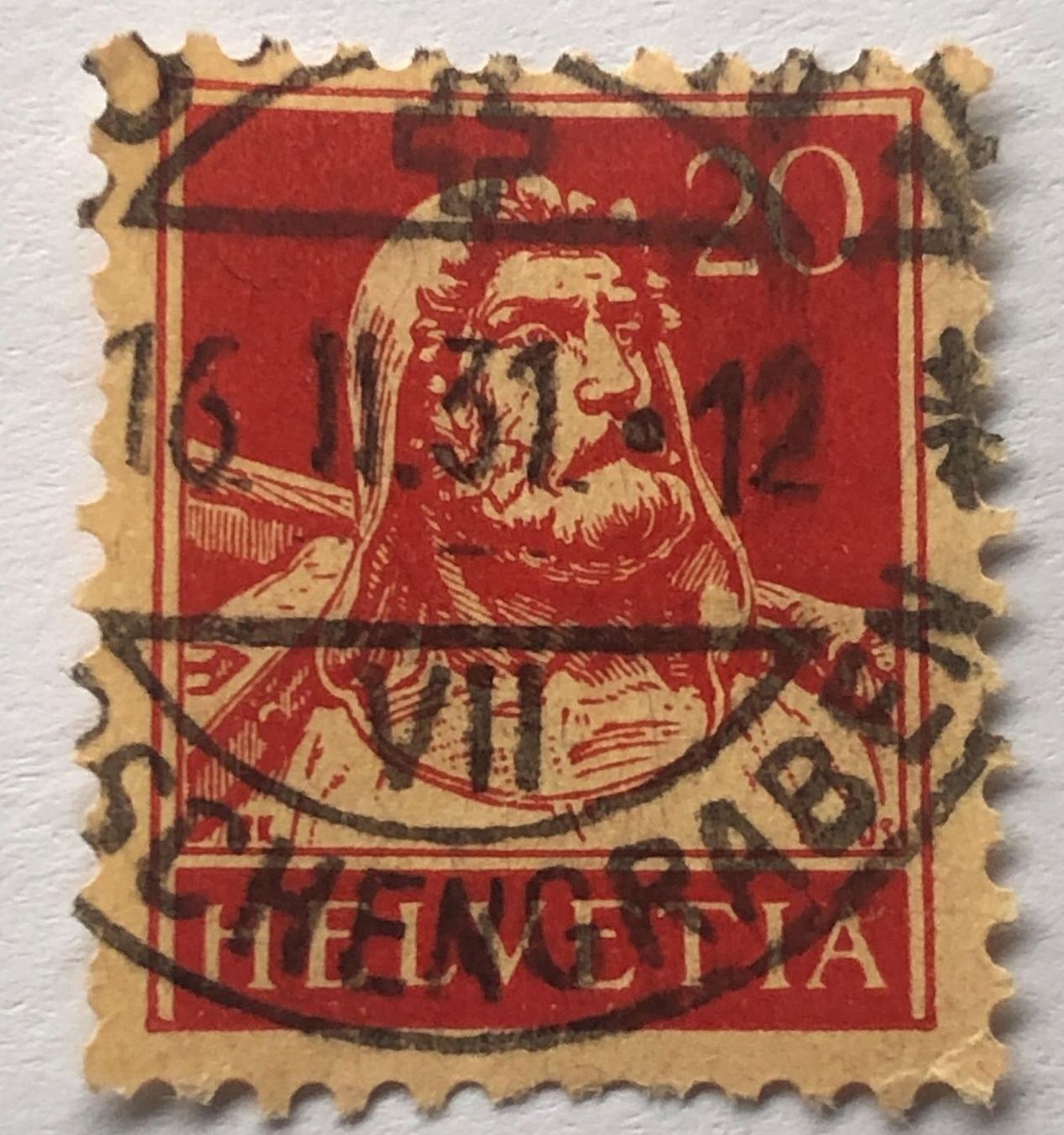 Alle Briefmarken: Nr.174 mit Vollstempel – Gebraucht aus Aarau von Billa007