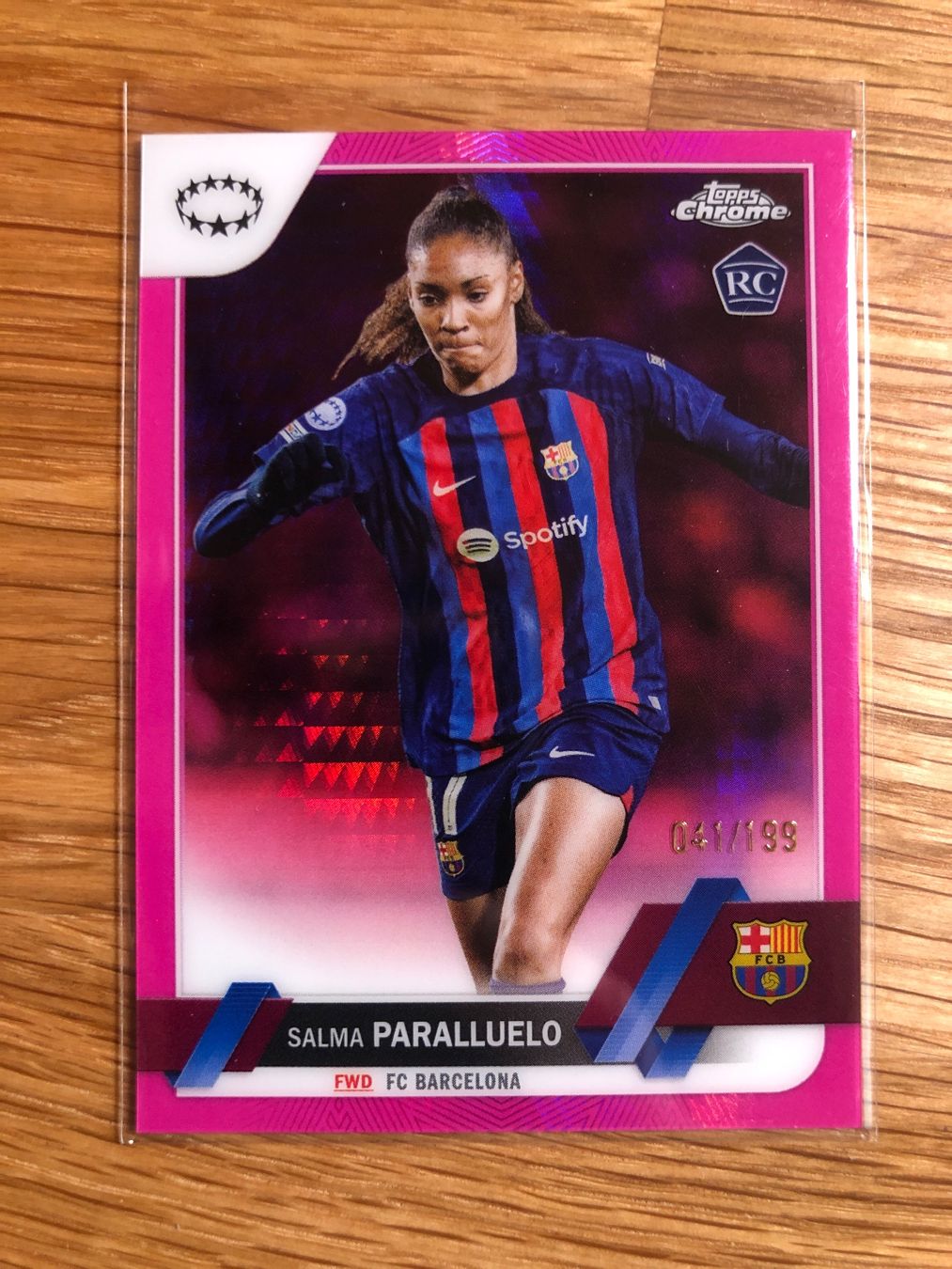 Topps Sammelbilder & Trading cards: Topps Chrome Salma Paralluelo Barcelon Rc /199 – Gebraucht aus Wangenried von Garagara