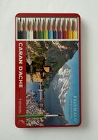Caran d'Ache Prismalo Buntstifte 12er Set in Metalldose, CH