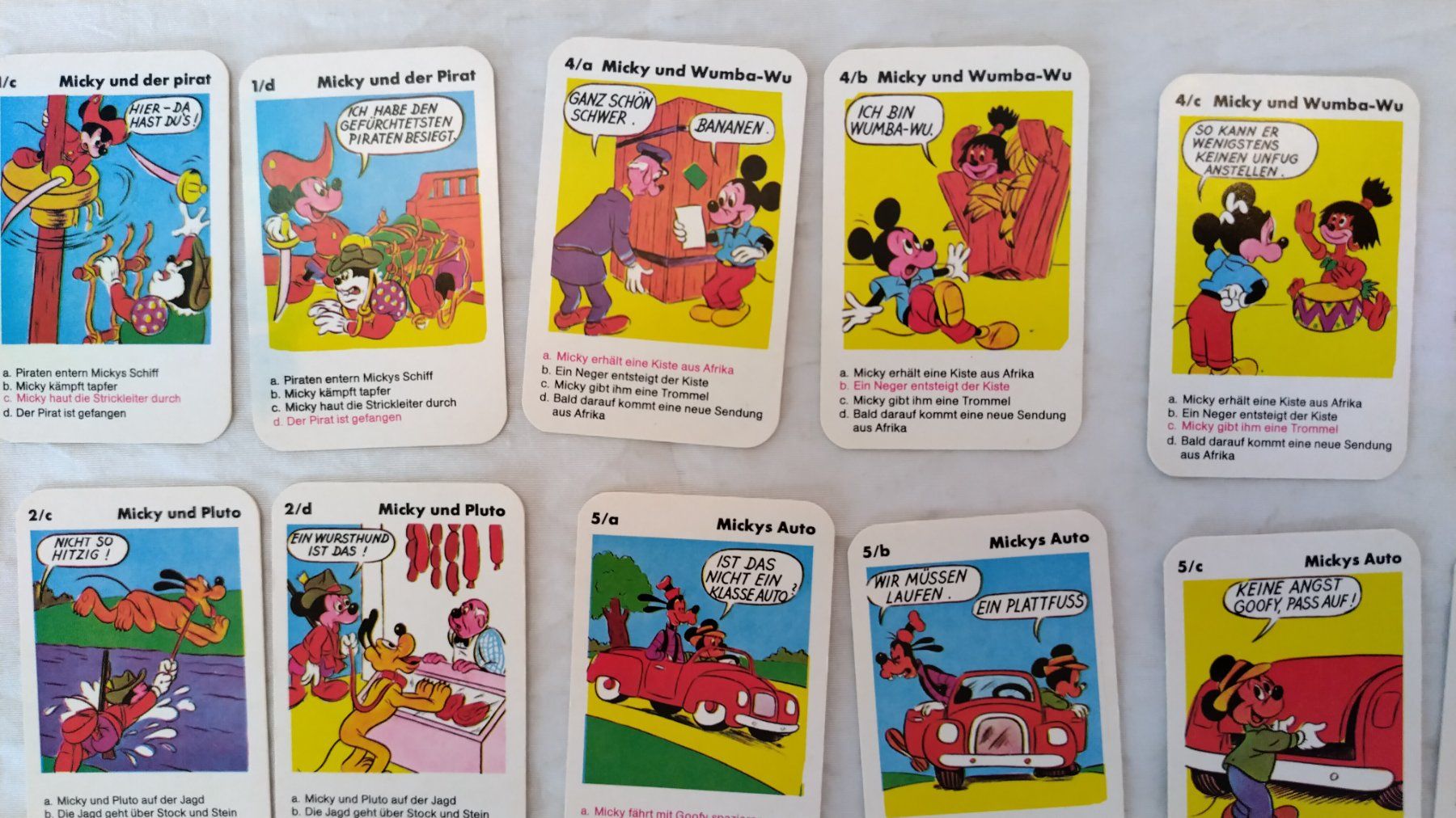 Giochi: Micky Maus Quartett / Super Mini mit 24 Karten ab Fr. 4.- – Usato da Bellach venduto da JingleJerry 3