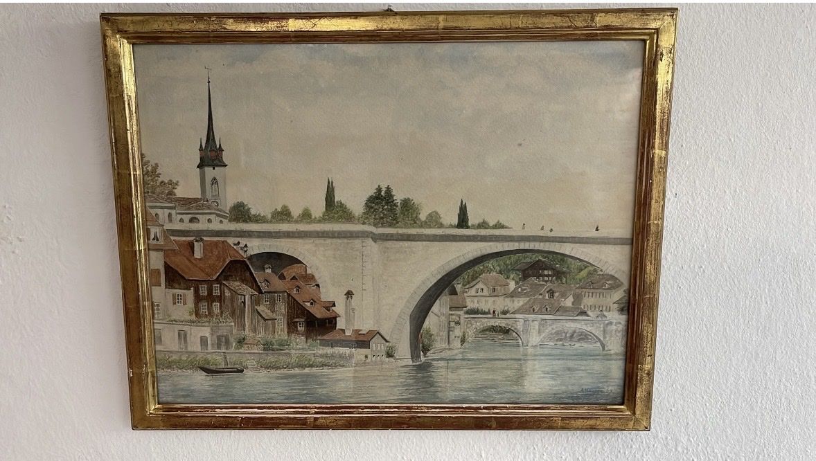 Tableaux: Gemälde A. Hauser 1953 – Neuf (Voir description) à Leuggern par Giorgina8