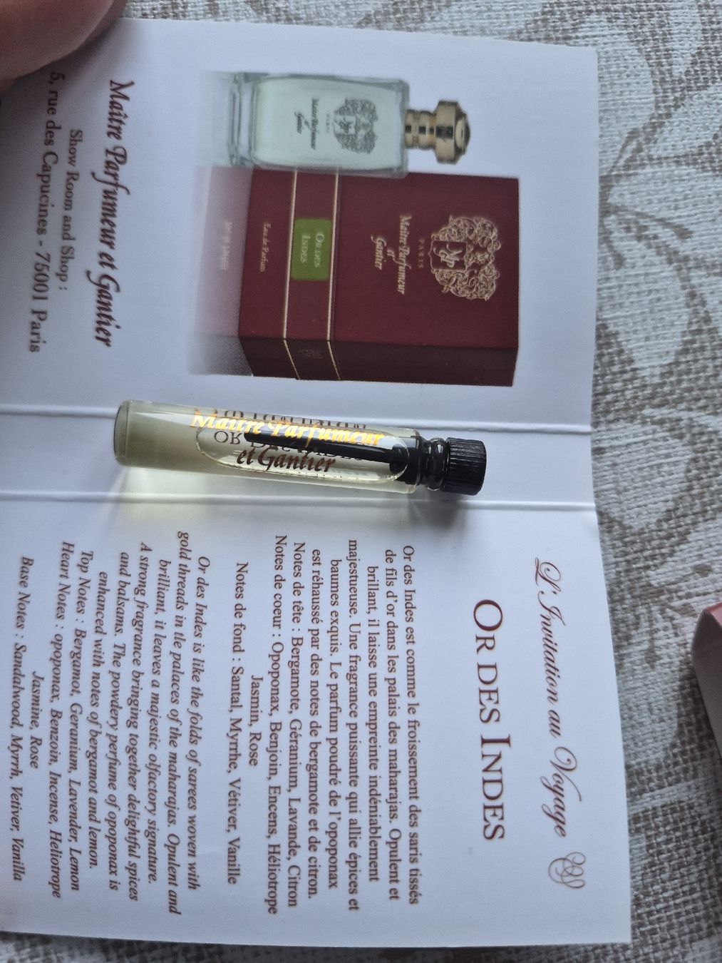 Parfums & Eau de Toilette: coffret d'échantillons Maître Parfumeur & Gantier – Neuf avec emballage d'origine à Collonges par cam_72xf 1