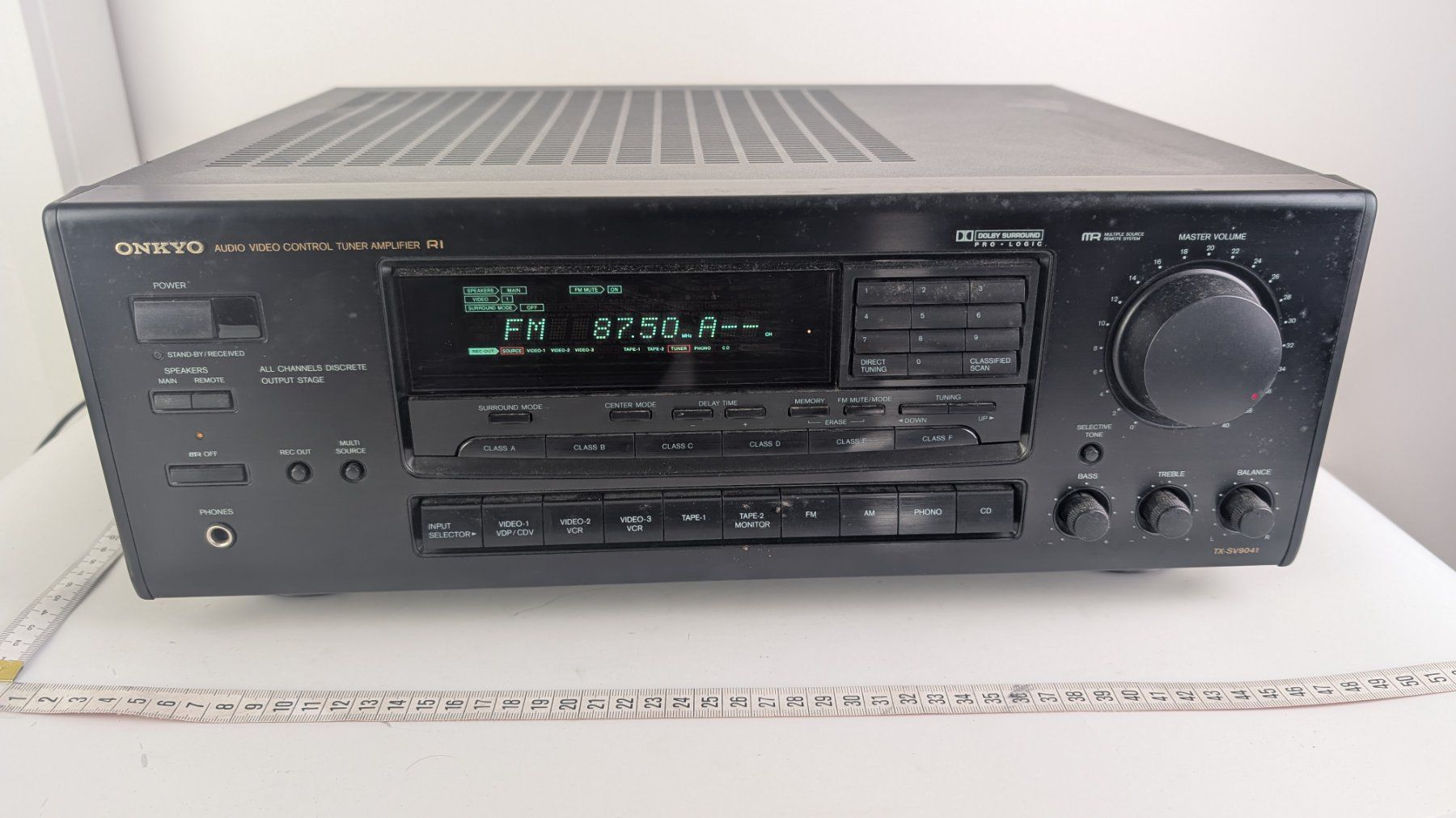 Onkyo Receiver: Onkyo TX-SV9041 Stereo/Dolby Surround Receiver – Gebraucht aus Zürich von axolottchen