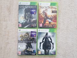4 jeux Xbox 360, 2 darksiders+Reckoning+Dishonored