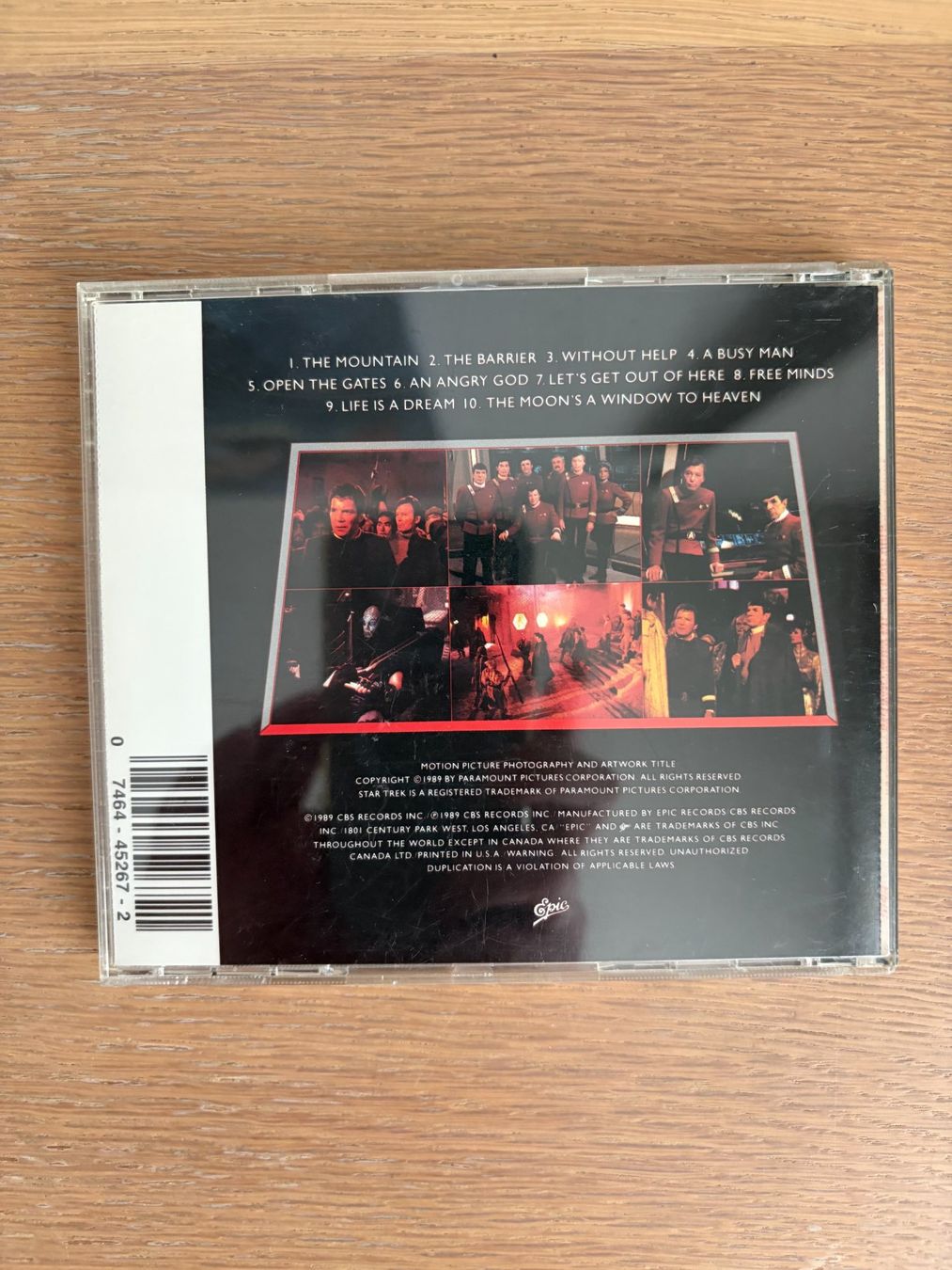 CDs: CD STAR TREK 5 : THE FINAL FRONTIER PAR JERRY GOLDSMITH – Gebraucht aus Geneve von tigre69 1