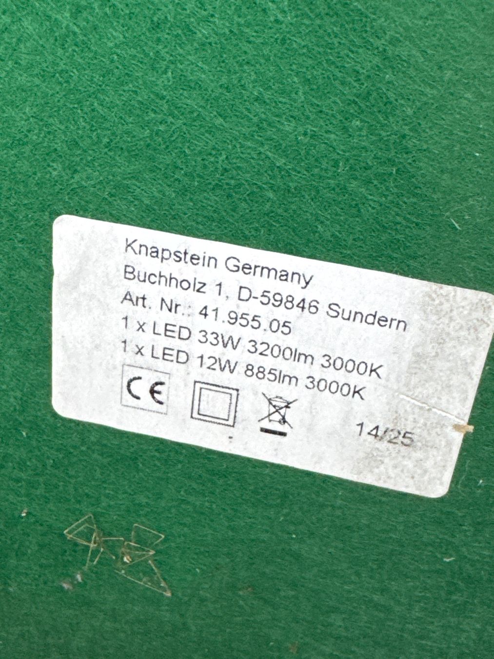 Lampade: Knapstein Germany Stehleuchte – Usato da Pratteln venduto da Cartonsducoeur_bl 3